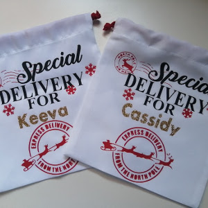 Christmas Fabric Drawstring Bag