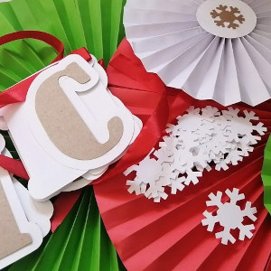 Christmas Fan Wall Decor