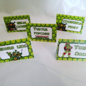 Food tent cards