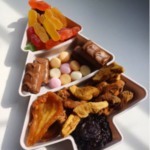 Christmas Tree Divider Plate