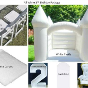 All White 2nd Birthday