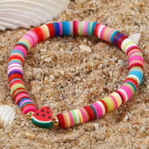 Bohemian Multi Colour Watermelon Clay Bracelet
