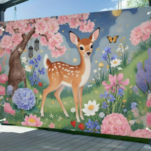 Bambi 180x230cm Backdrop