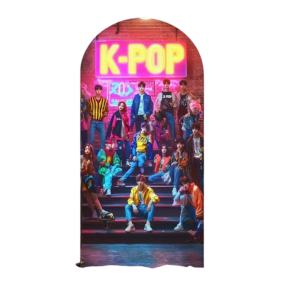 K-POP Group Backdrop